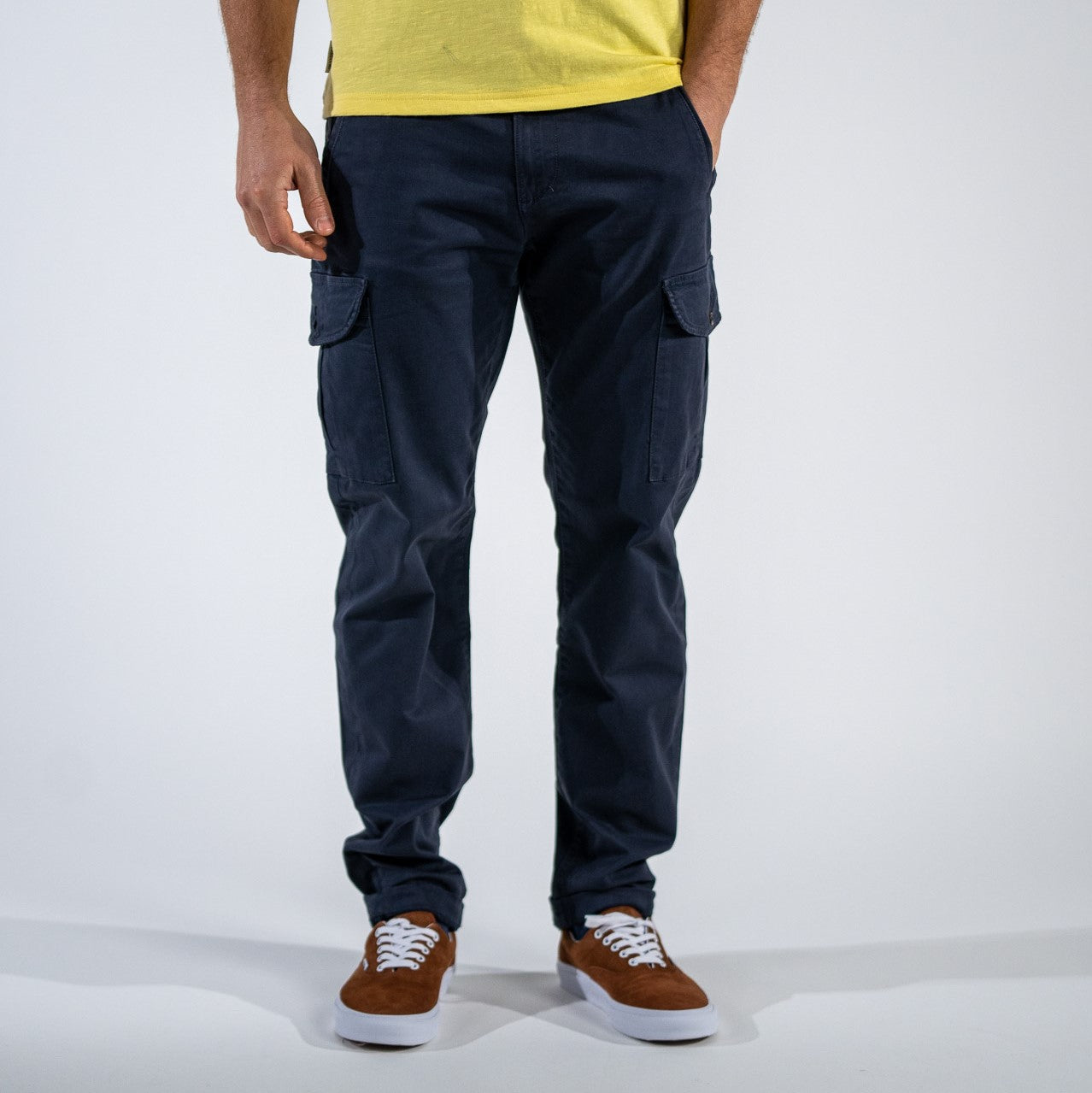 Pantalon cargo Bleu marine