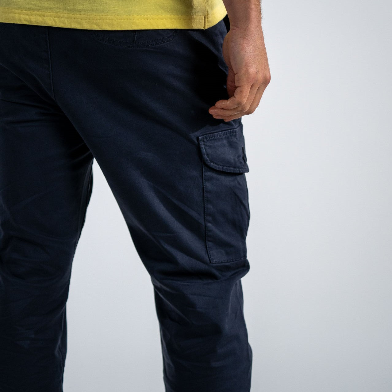 Pantalon cargo Bleu marine