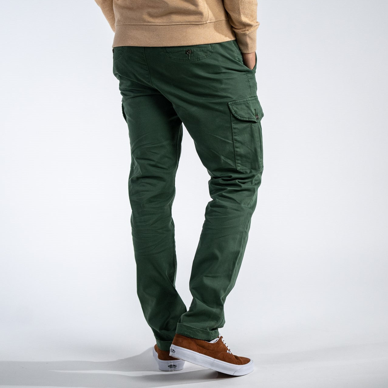 Pantalon cargo Vert foncé