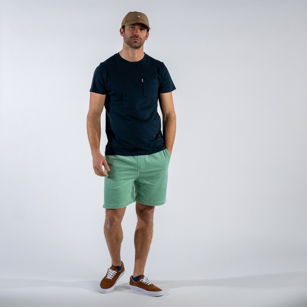 Short en velours Beach horizon - Vert