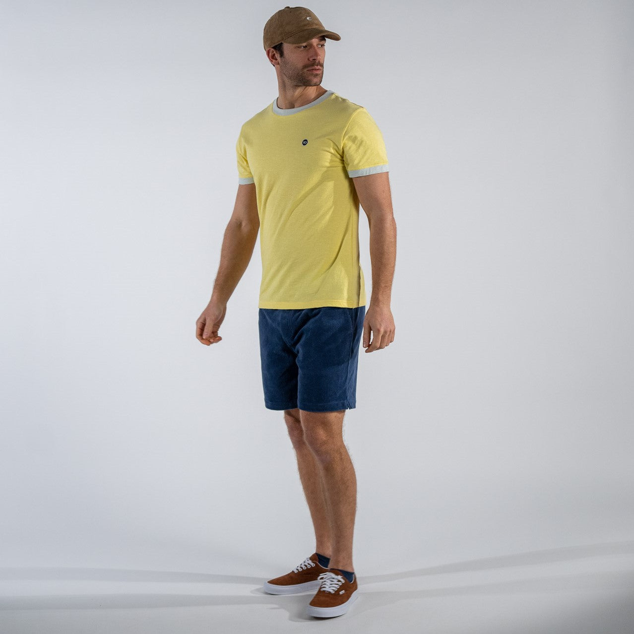 Short en velours Beach horizon - Bleu marine