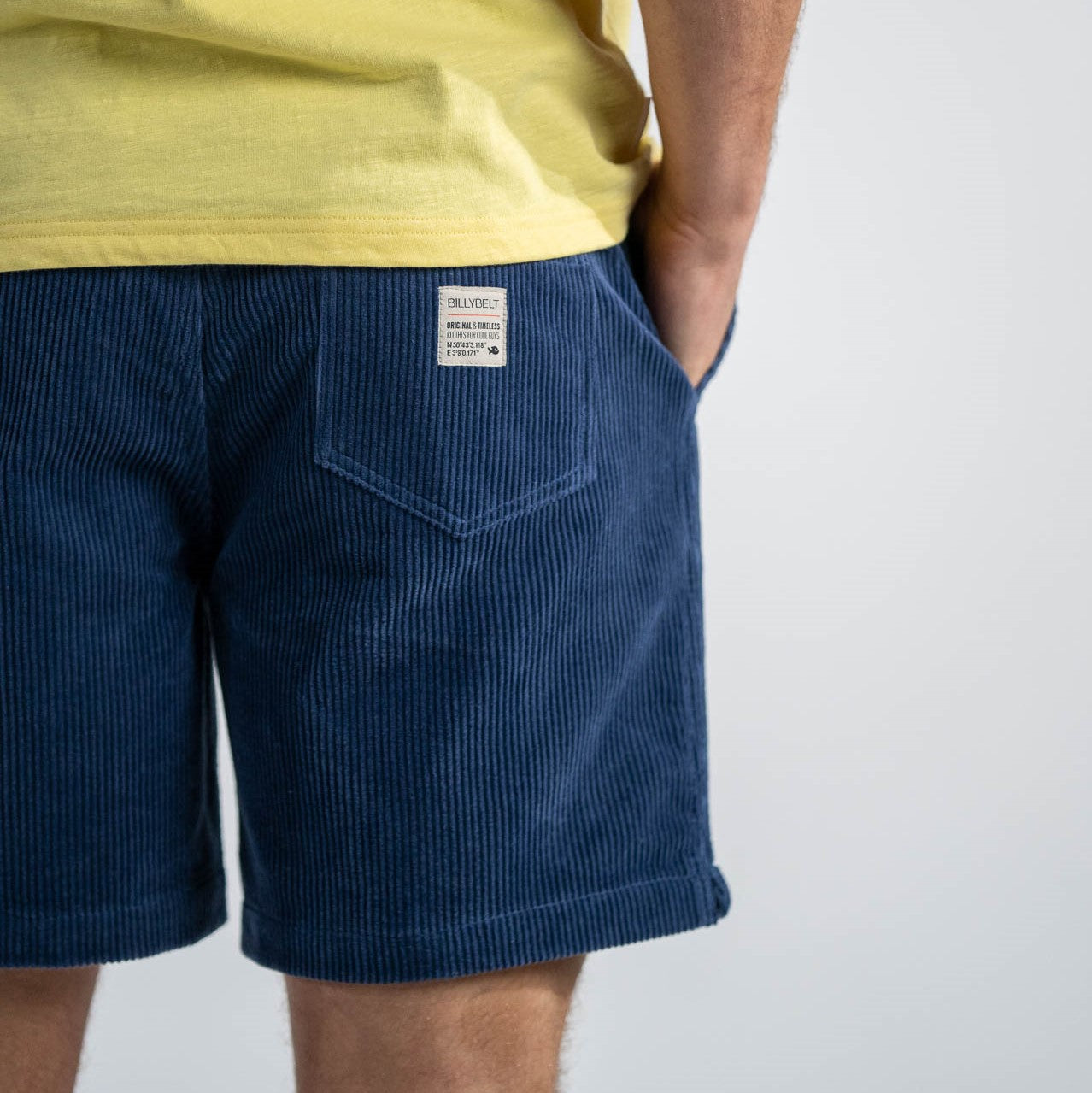 Short en velours Beach horizon - Bleu marine