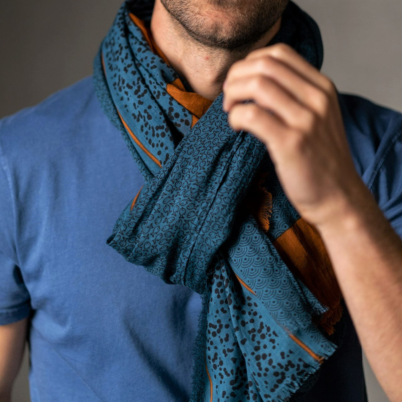 Scarf 100% organic cotton Billy jean