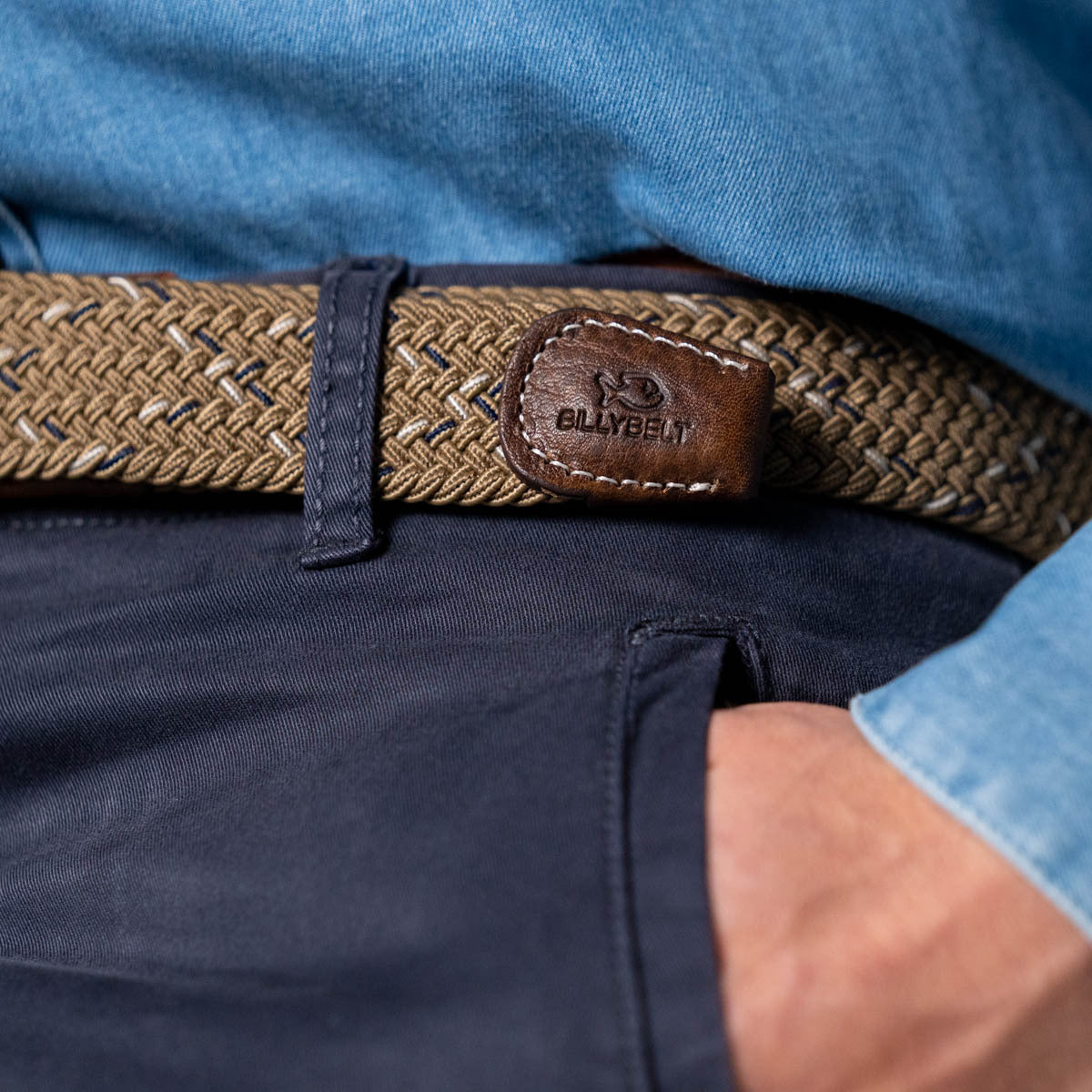 Ceinture tressée élastique Kilimandjaro