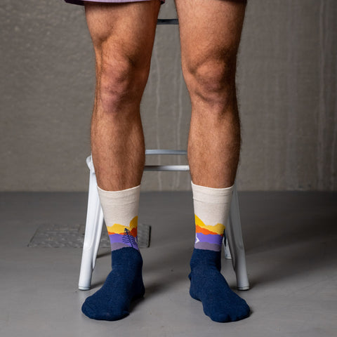 Socks in combed cotton Patterned - Colorado