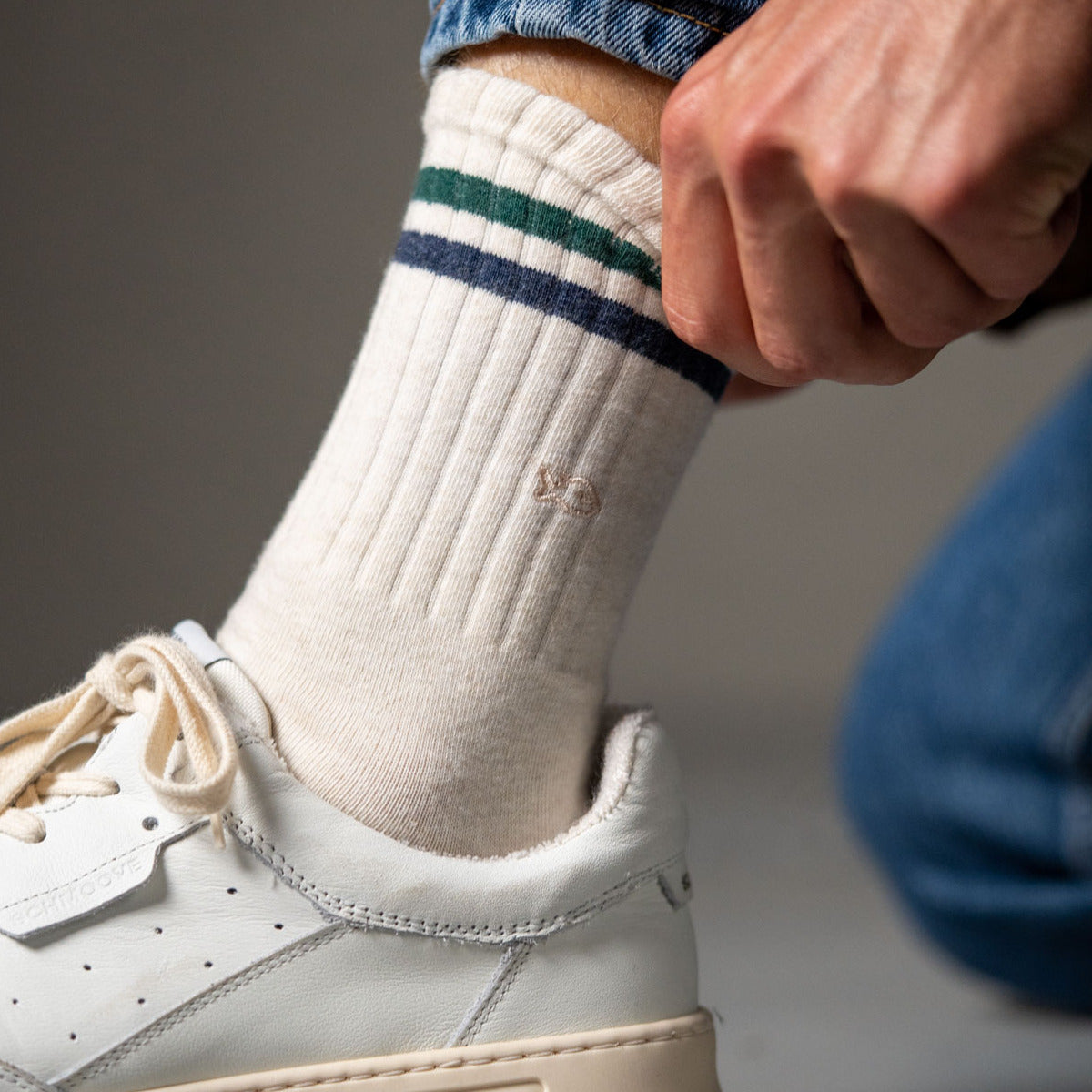 Socks in combed cotton Retro - Mottled