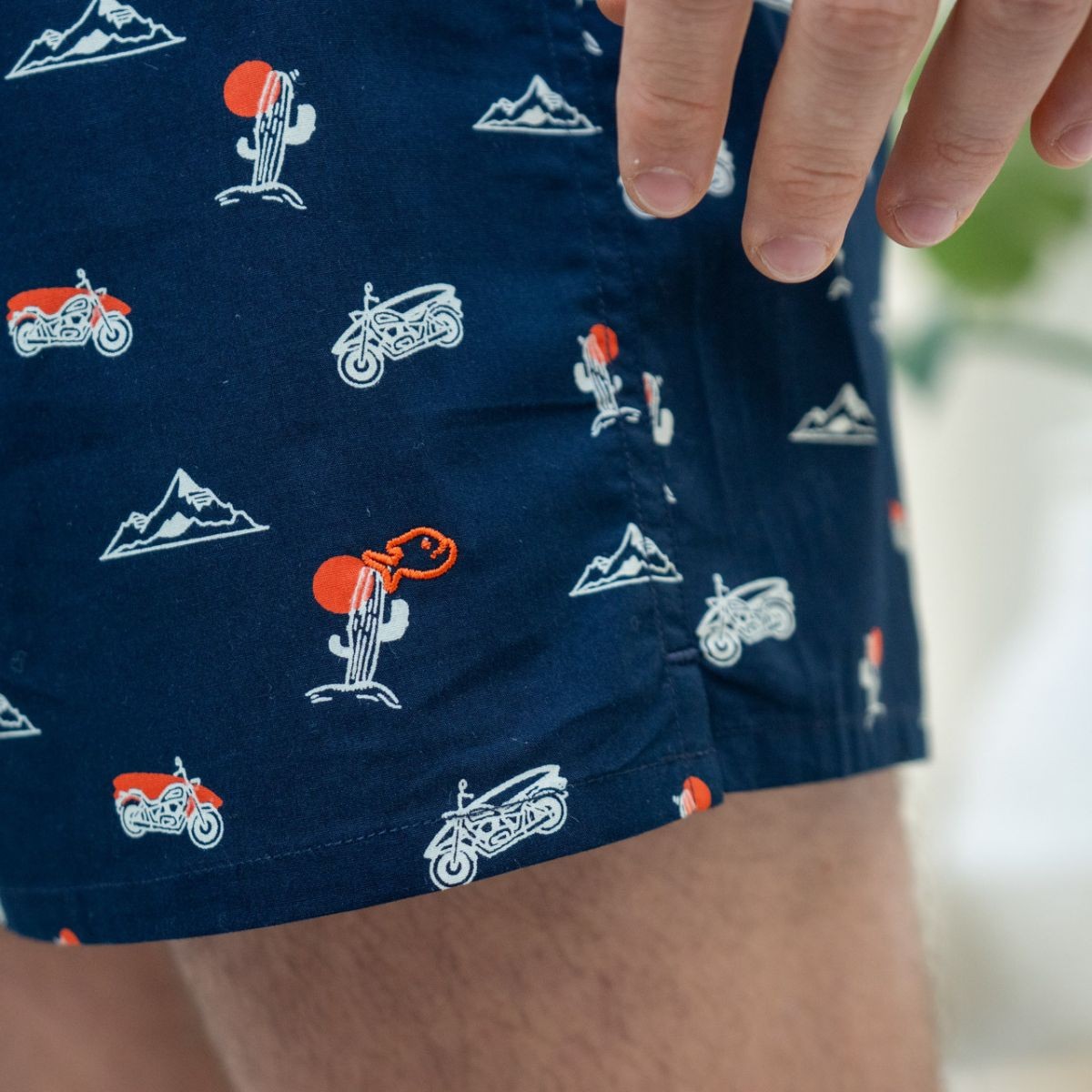 Boxer shorts 100% organic cotton Roadtrip