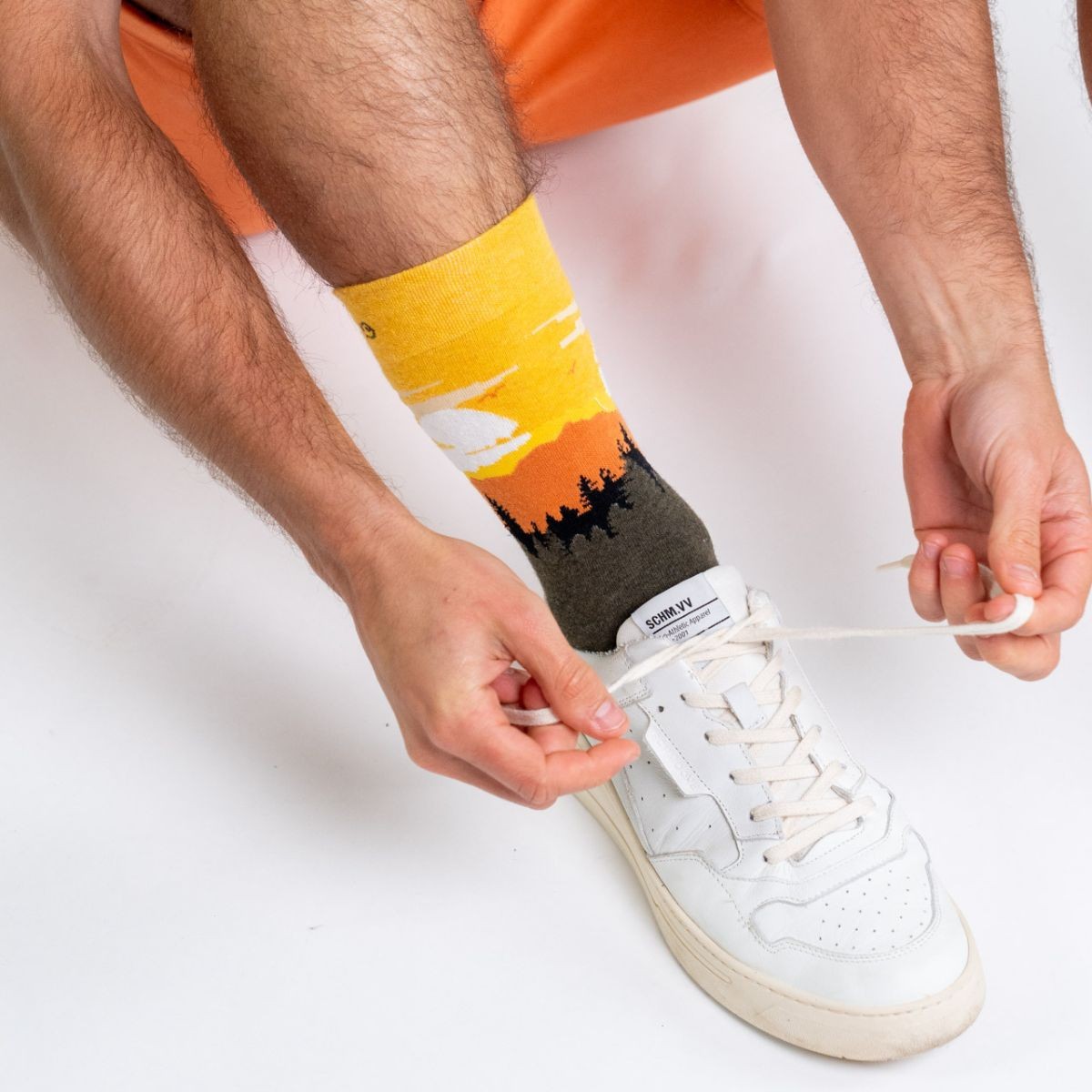 Chaussettes en coton peigné À motifs - Yosemite