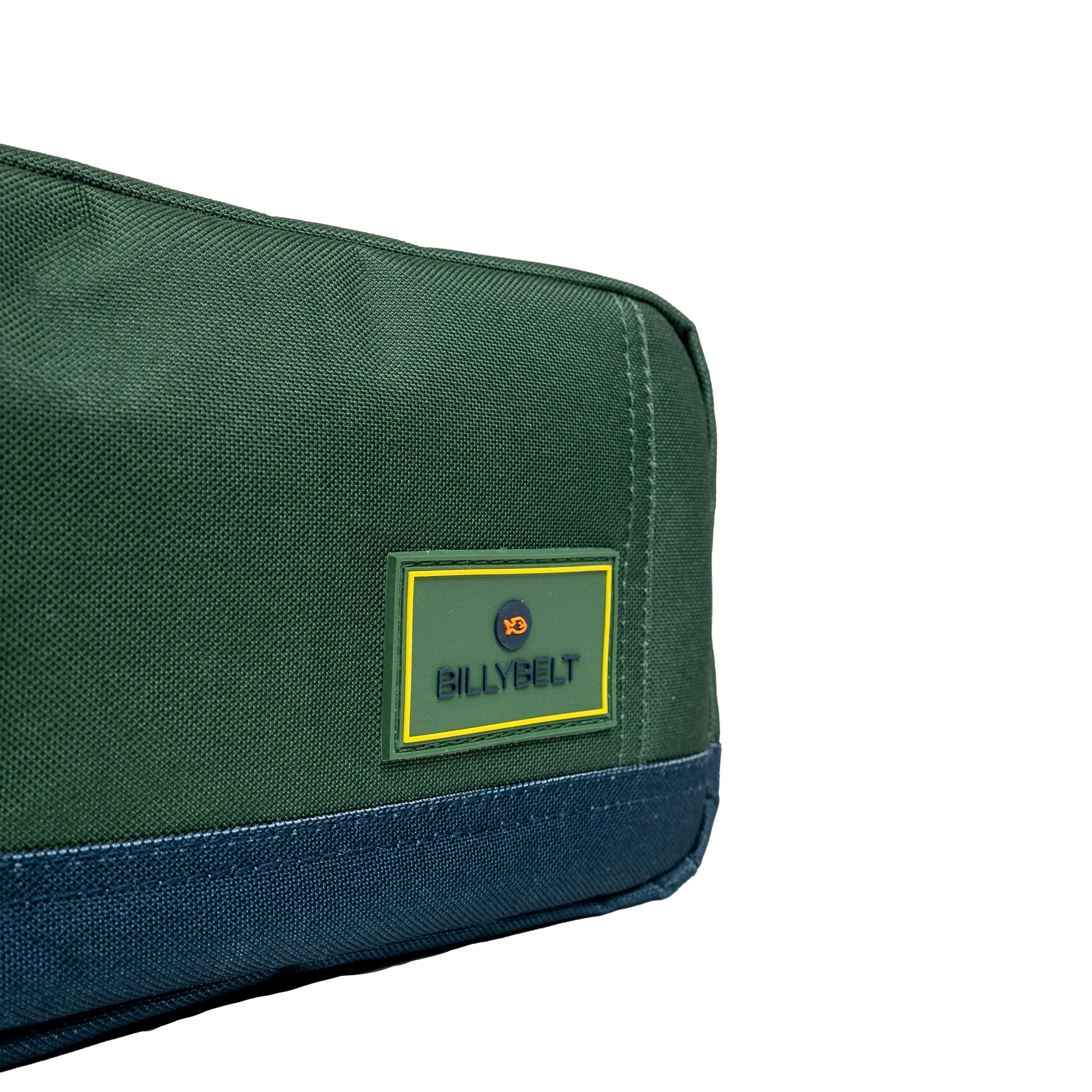 Wash bag 100% recycled polyester Green blue