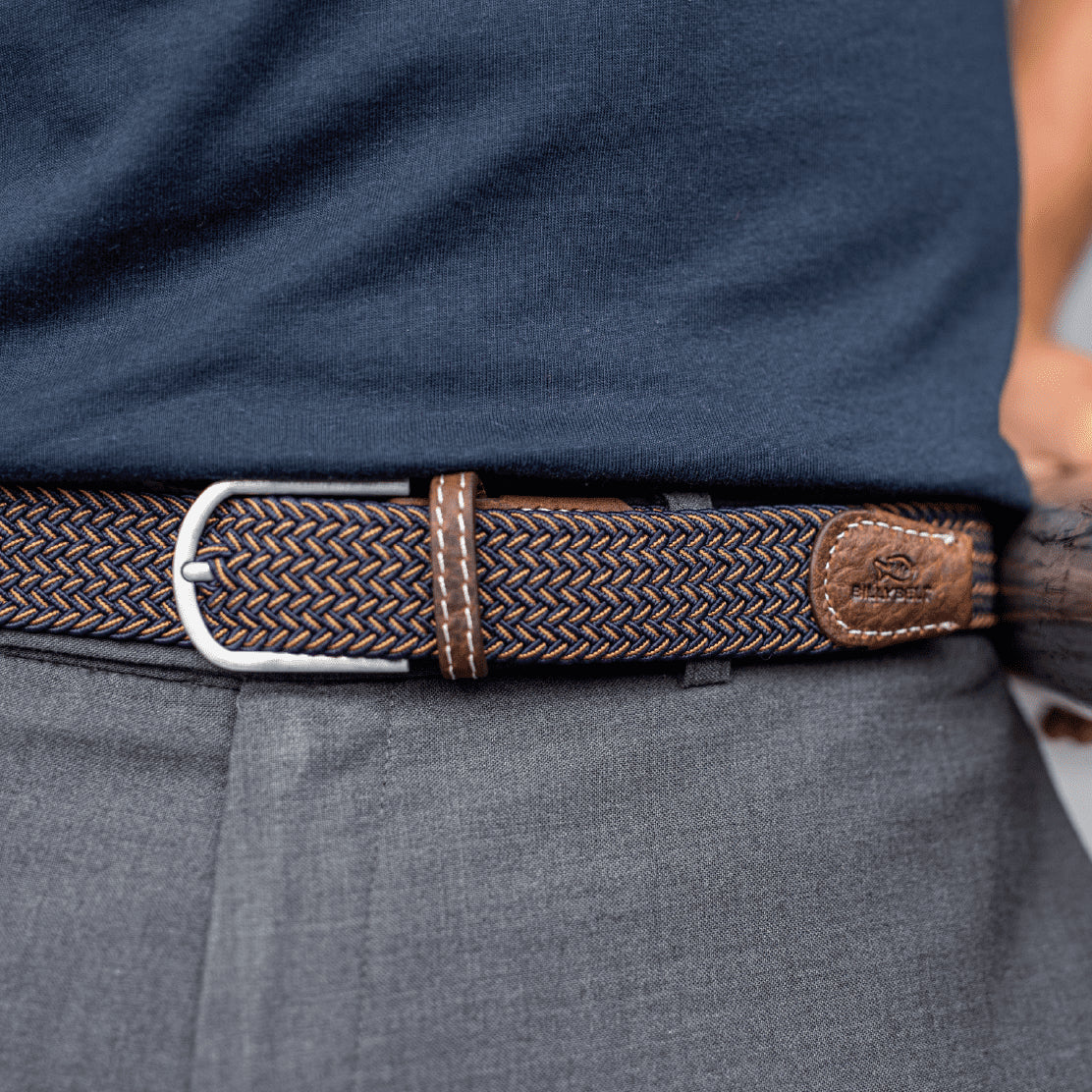 Elastic woven belt Havana