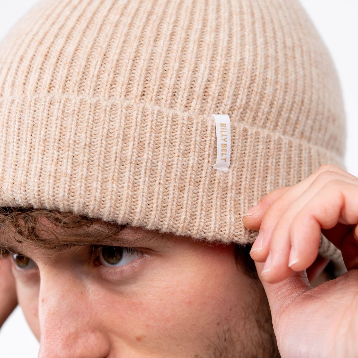 Lambswool hat Beige