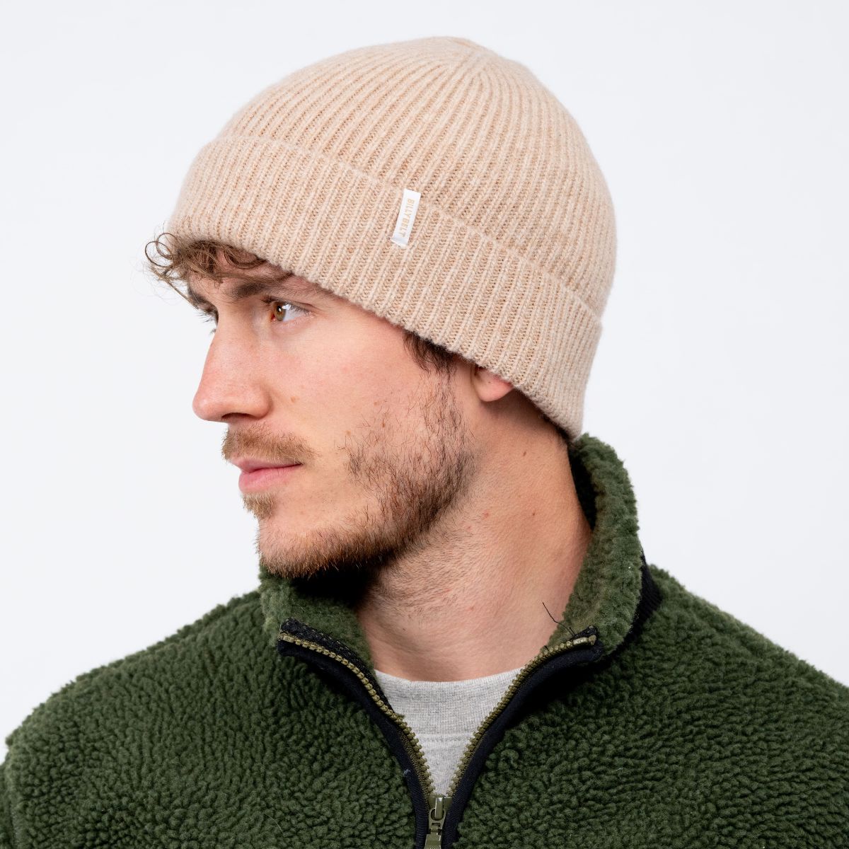 Lambswool hat Beige