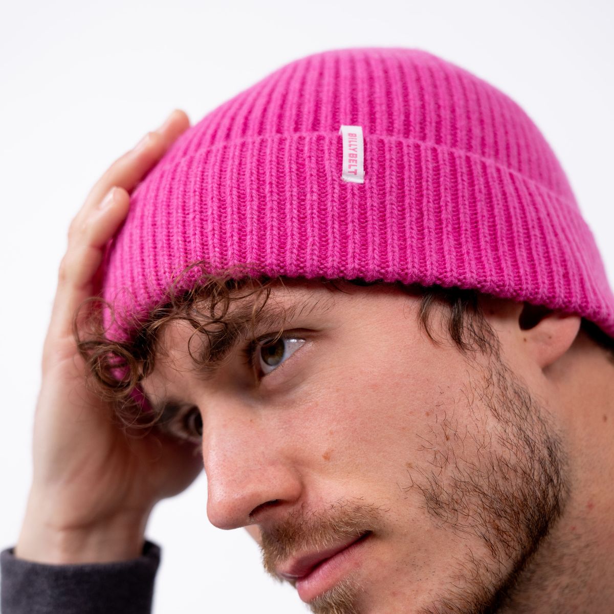 Lambswool hat Pink bubblegum