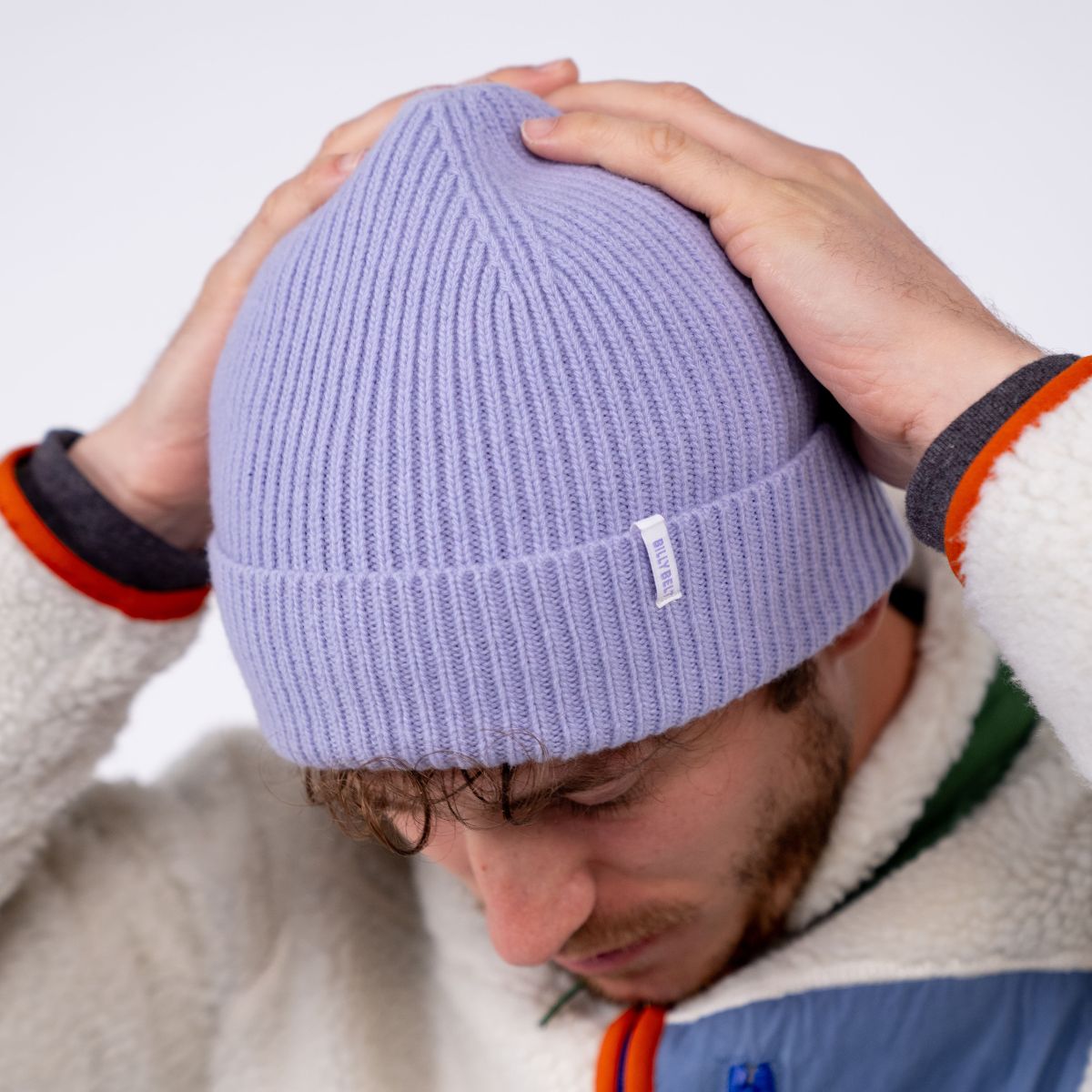 Lambswool hat Lilac