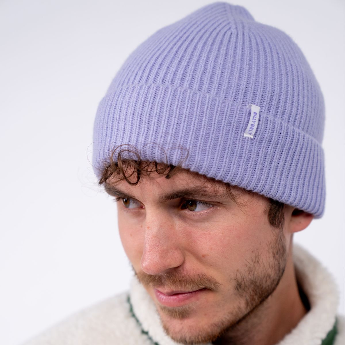 Lambswool hat Lilac