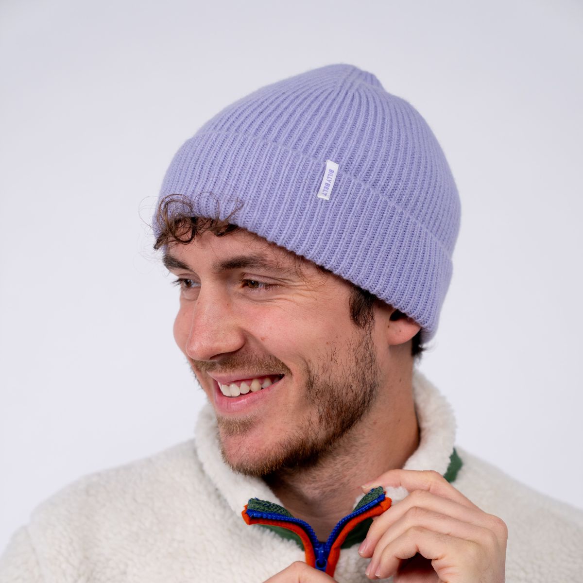 Lambswool hat Lilac