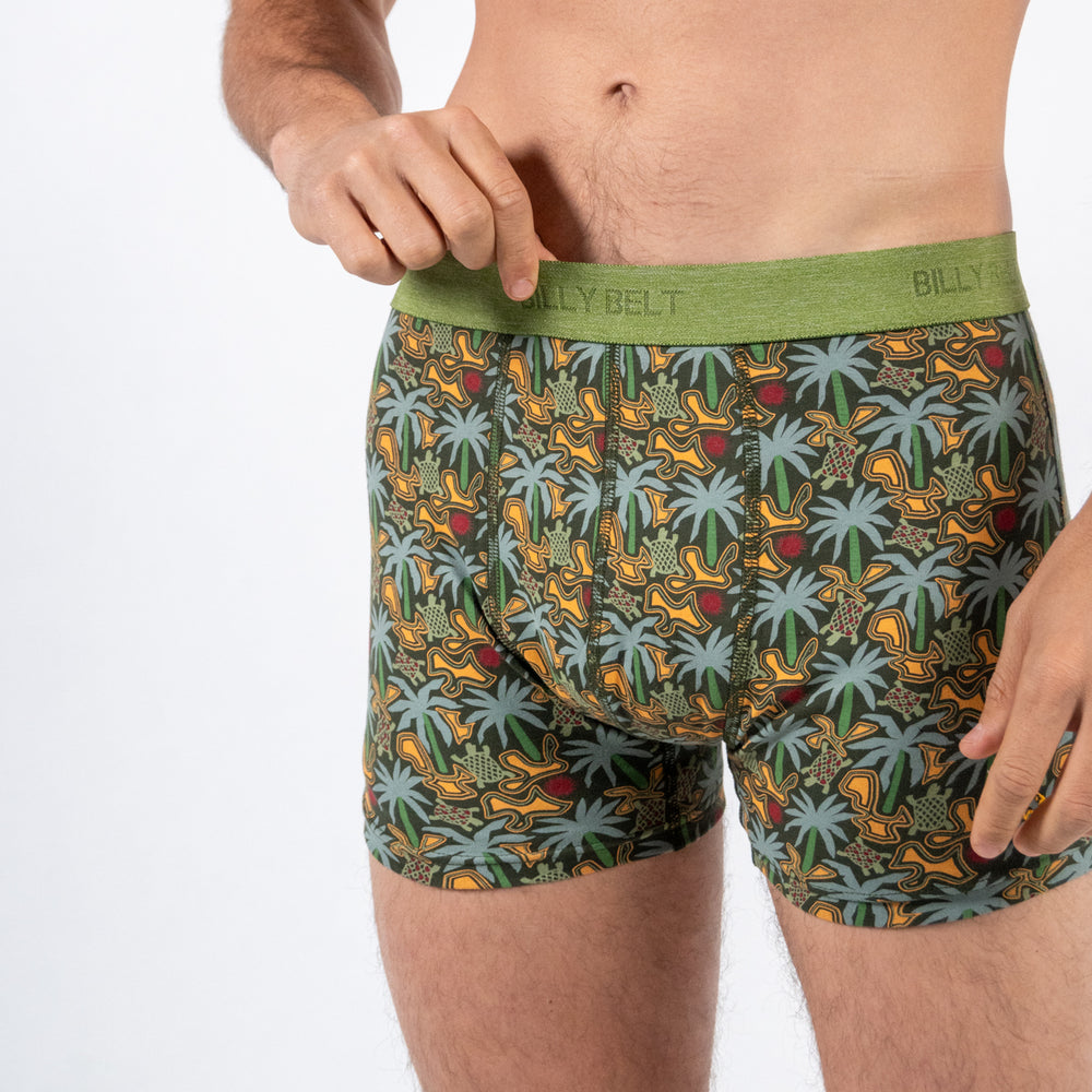 Boxer brief in organic cotton Tropical