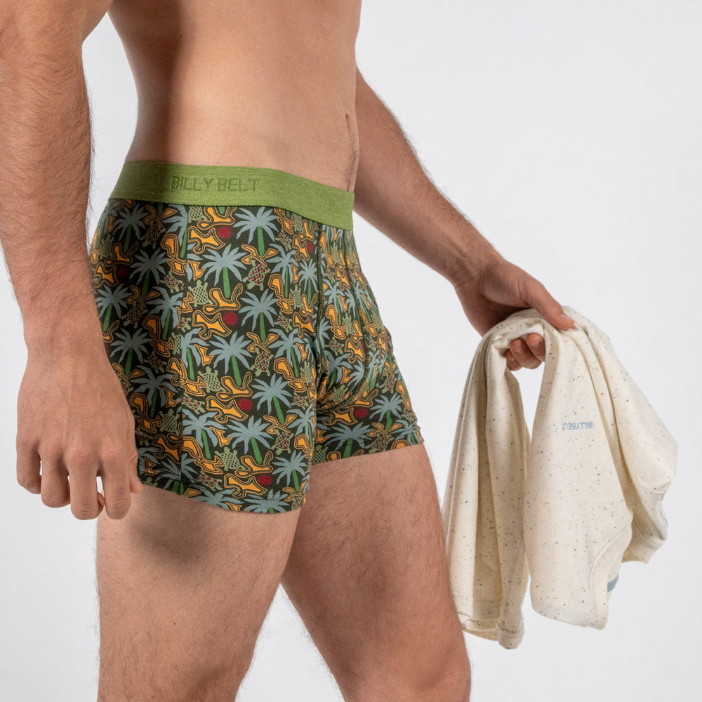 Boxer brief in organic cotton Tropical