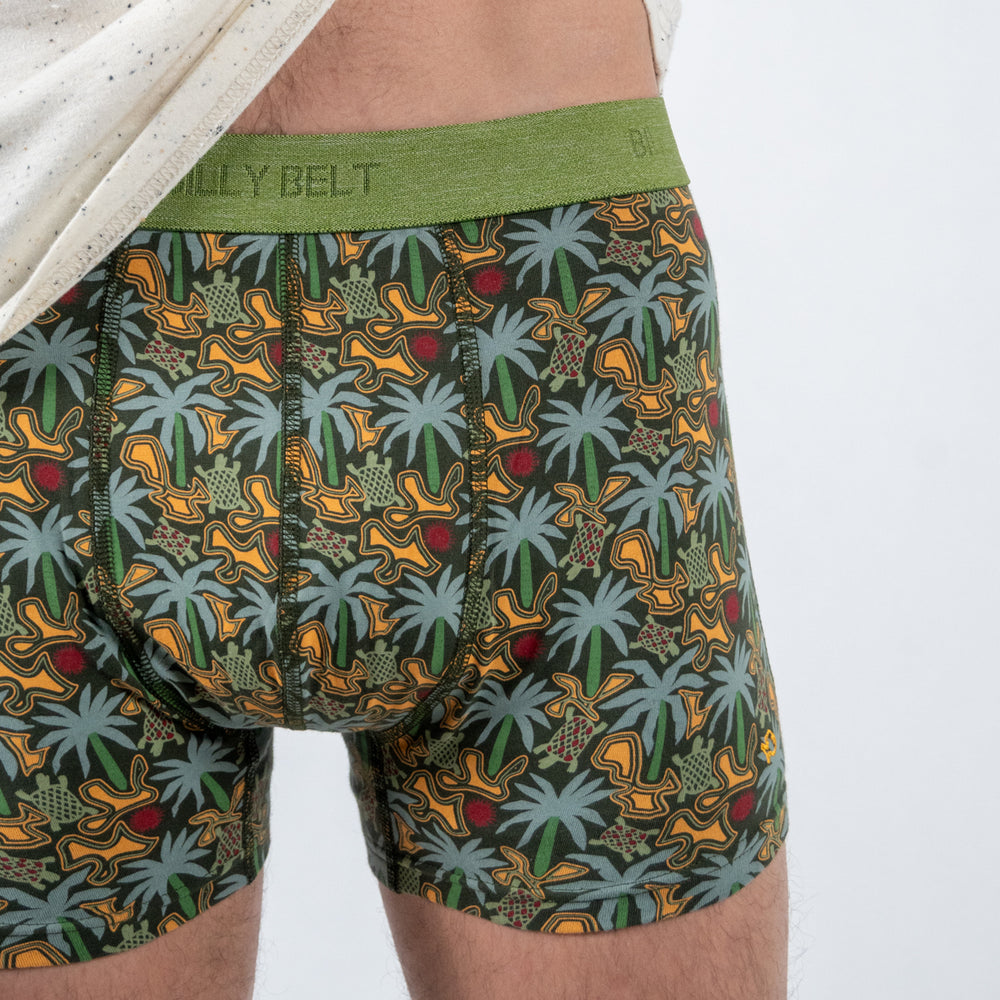 Boxer brief in organic cotton Tropical