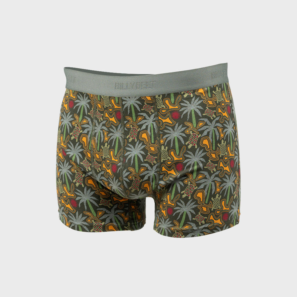 Boxer brief in organic cotton Tropical