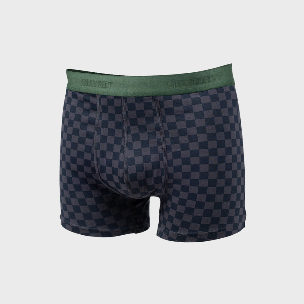 Boxer brief in organic cotton Checkmate