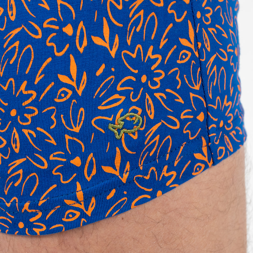 Boxer brief in organic cotton Flower power