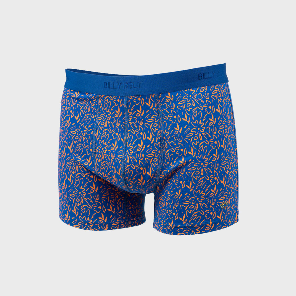 Boxer en coton biologique Flower power