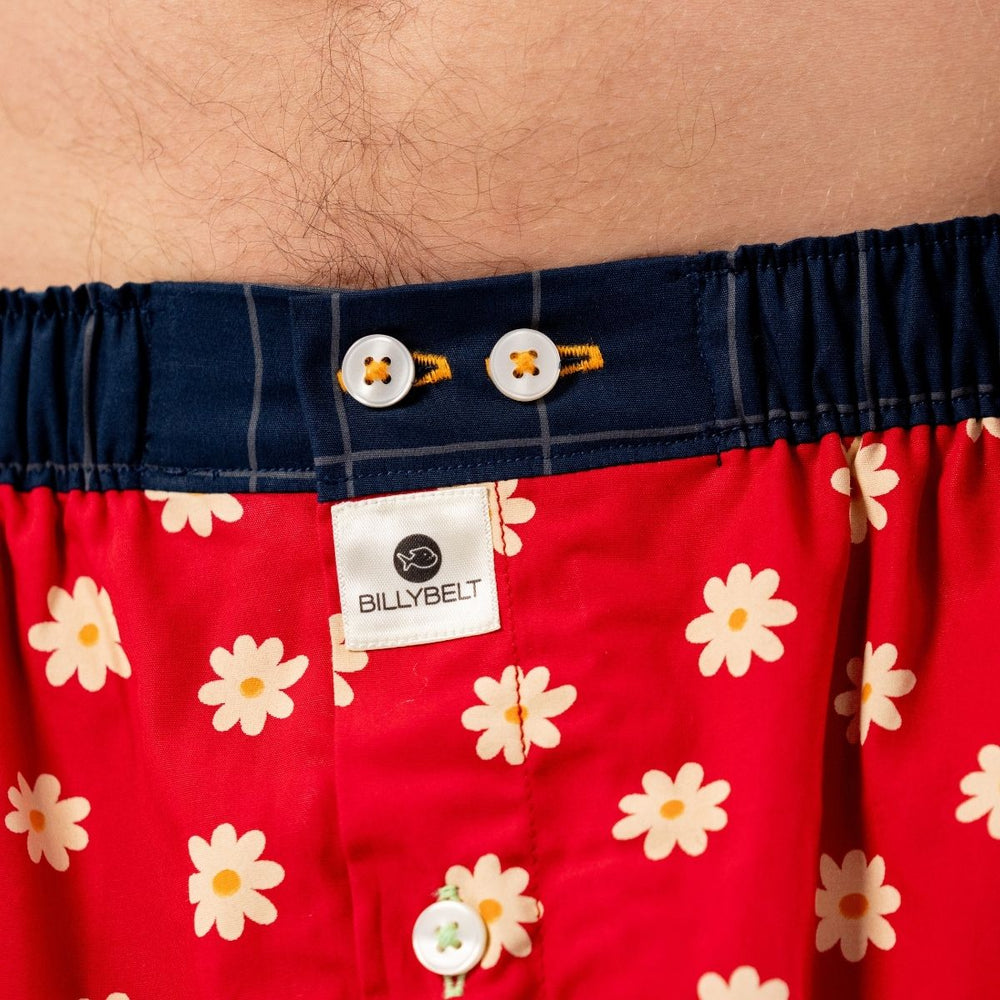 100% organic cotton boxer shorts Margherita