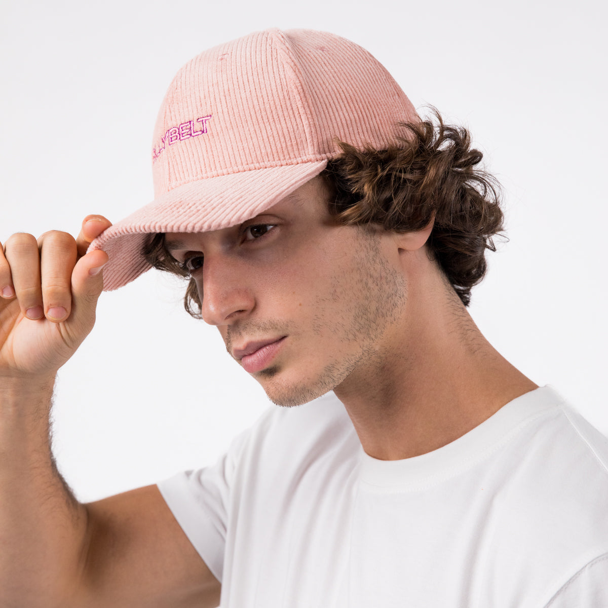 Velvet cap Pink