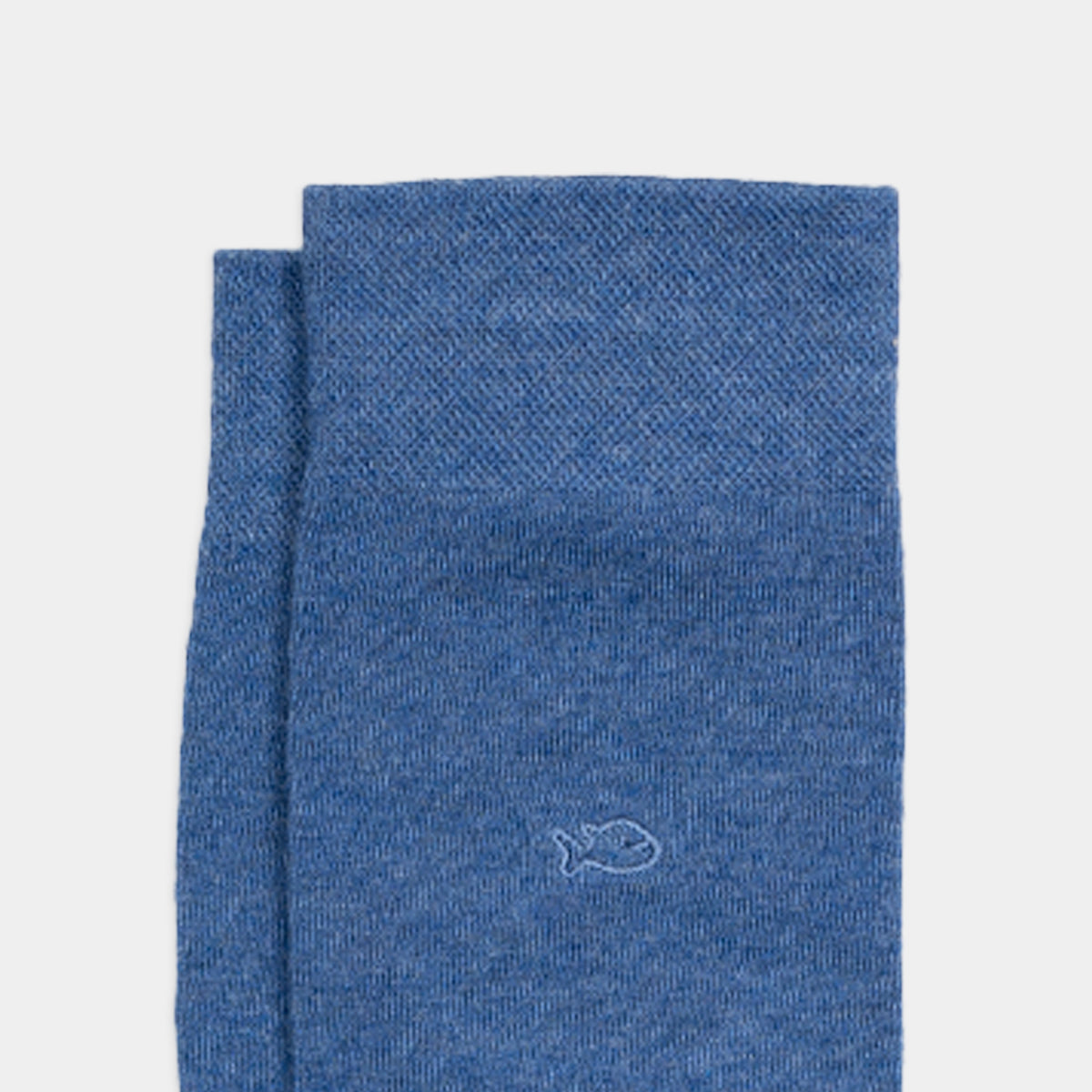 Chaussettes en bambou - Bleu jean chiné