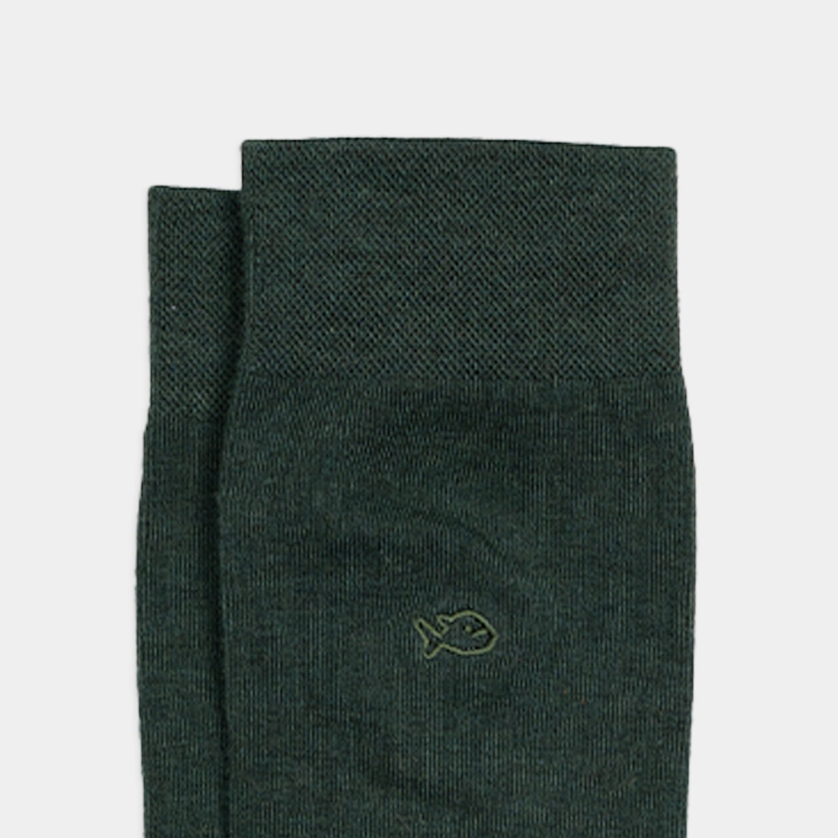 Chaussettes en bambou - Vert foncé