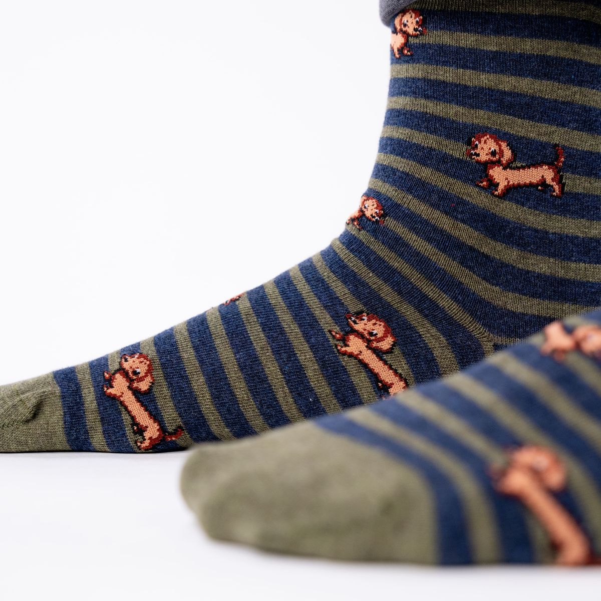 Chaussettes en coton peigné Animaux - Chien