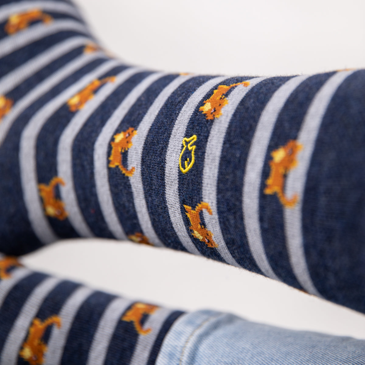 Chaussettes en coton peigné Animaux - Chat