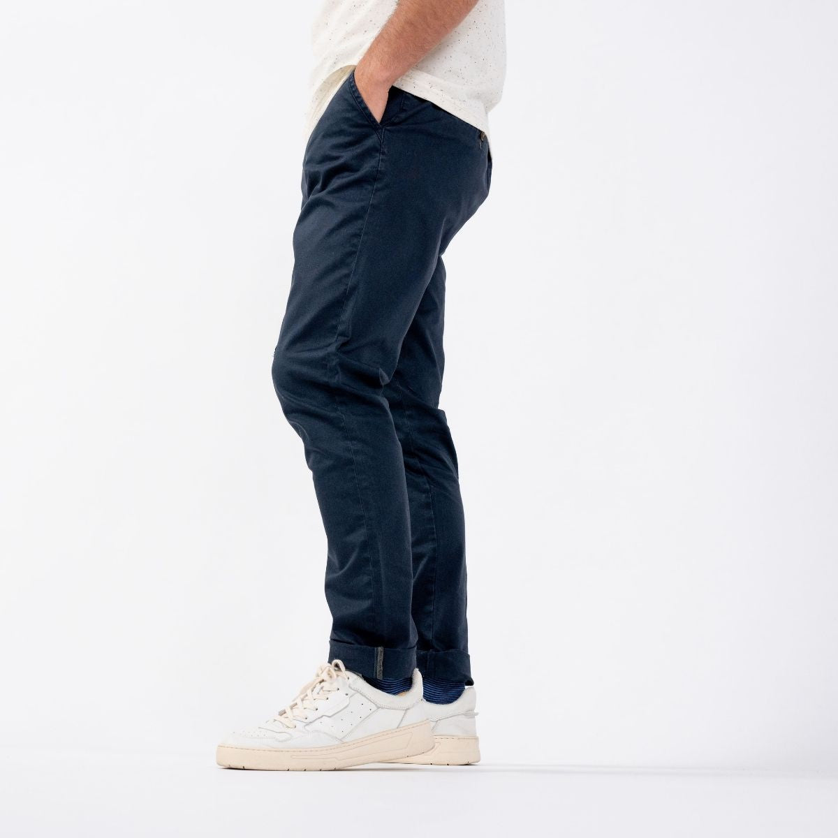 Pantalon chino Marine