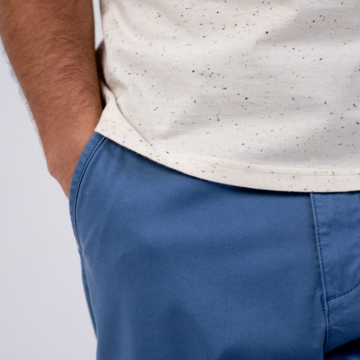 Pantalon chino Bleu glacier