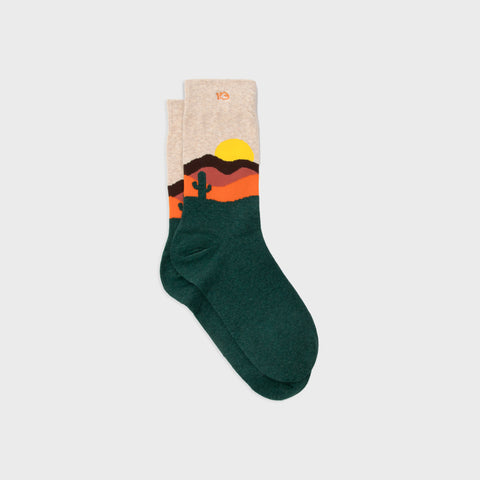 Socks in combed cotton Patterned - Mexico