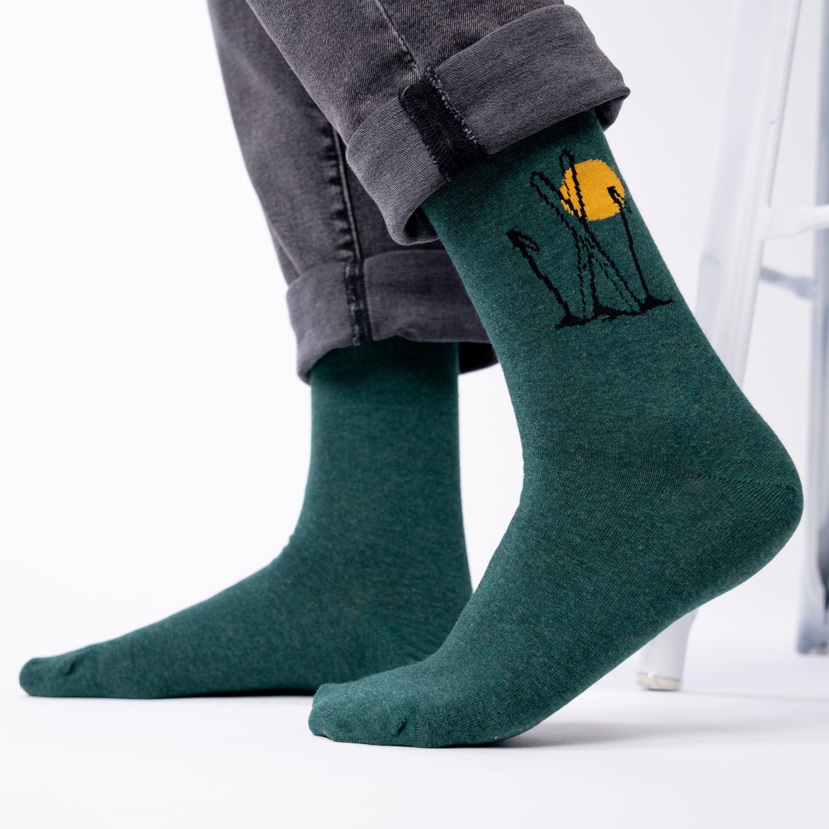 Chaussettes en coton peigné A motifs - Tout shuss