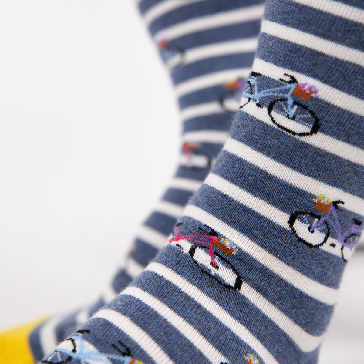 Socks in combed cotton Patterned - Bike