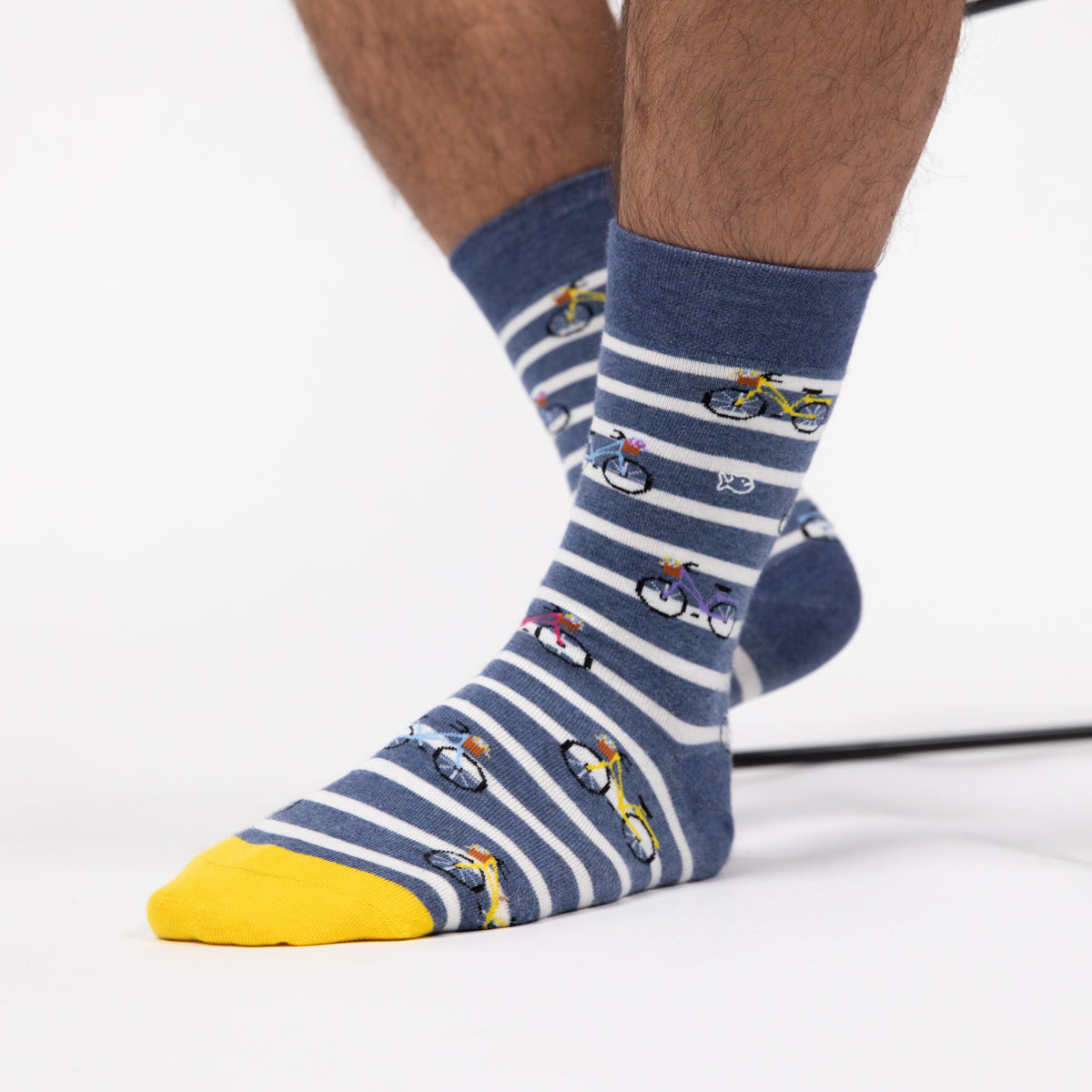 Socks in combed cotton Patterned - Bike