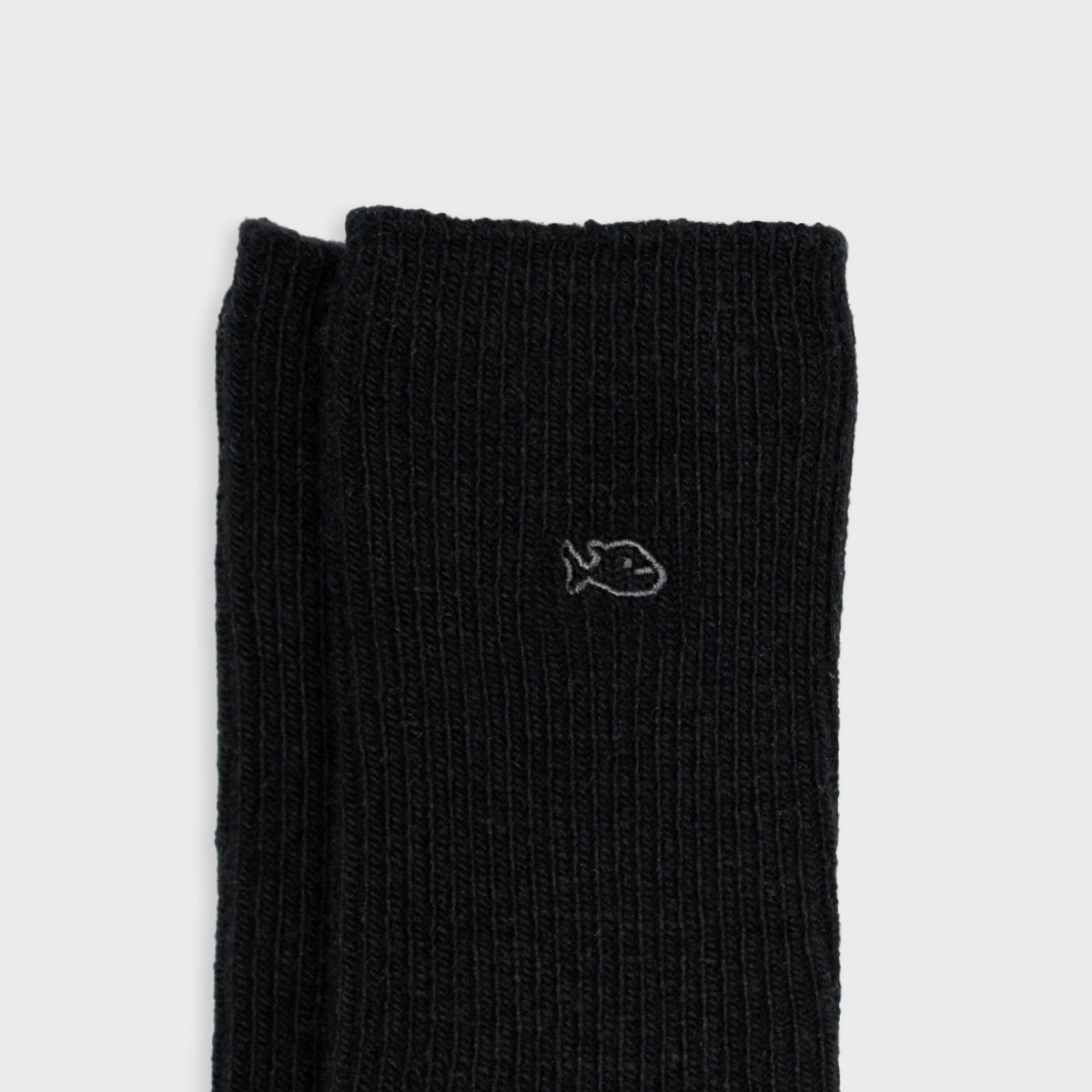 Chaussettes en laine avec angora  Noir