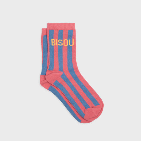 Socks in combed cotton Striped - Bisou