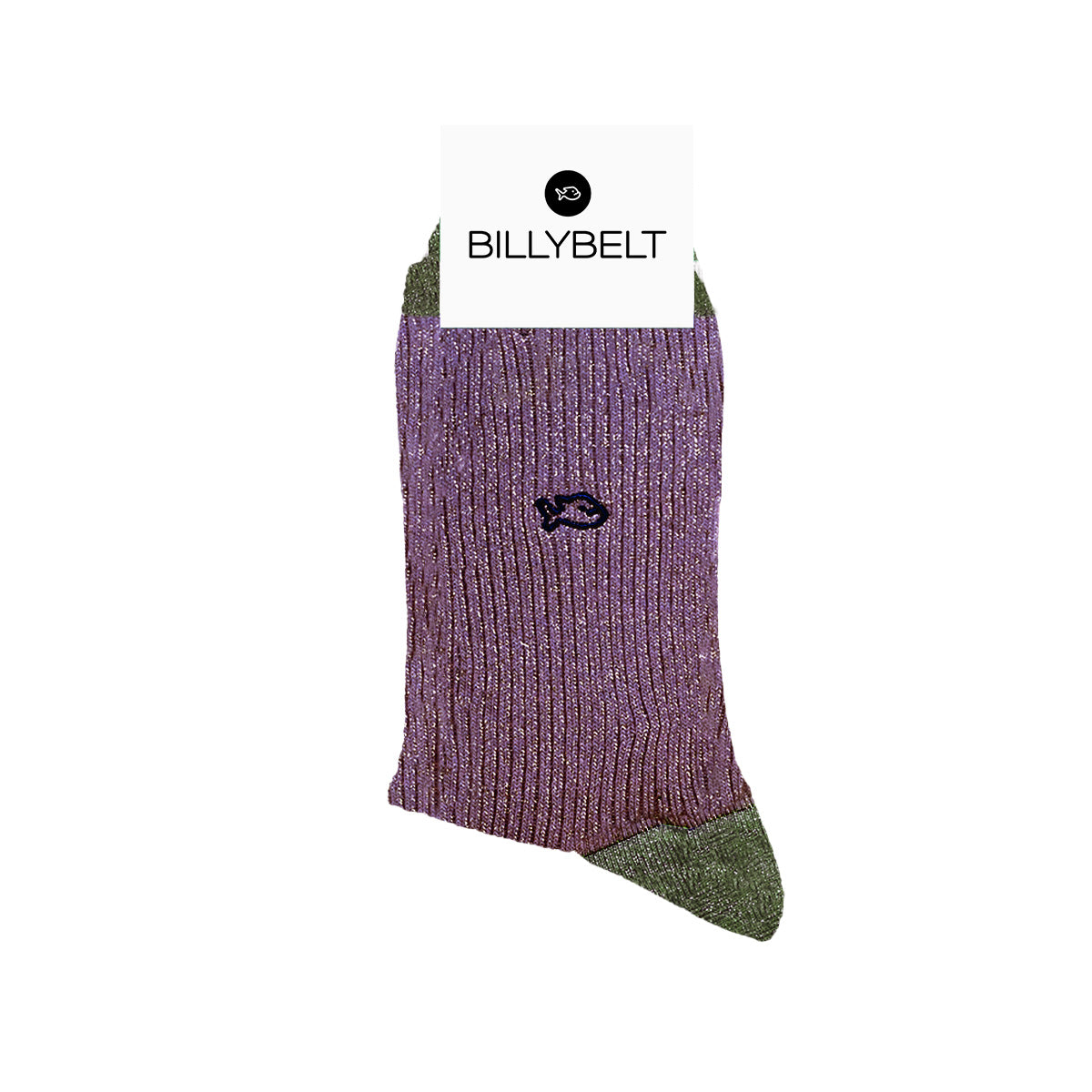 Coffret 5 chaussettes Kaki et violet