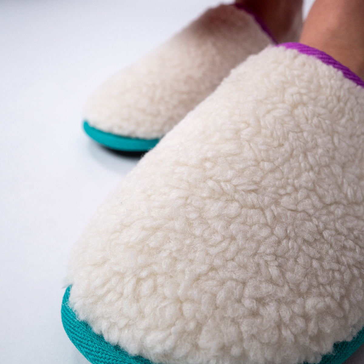 Sherpa slippers Purple