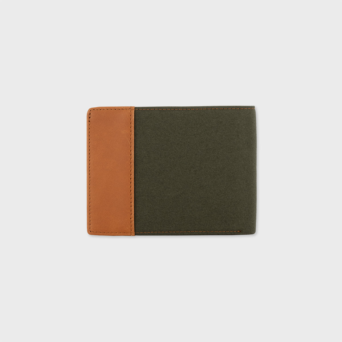 Leather wallet - Khaki