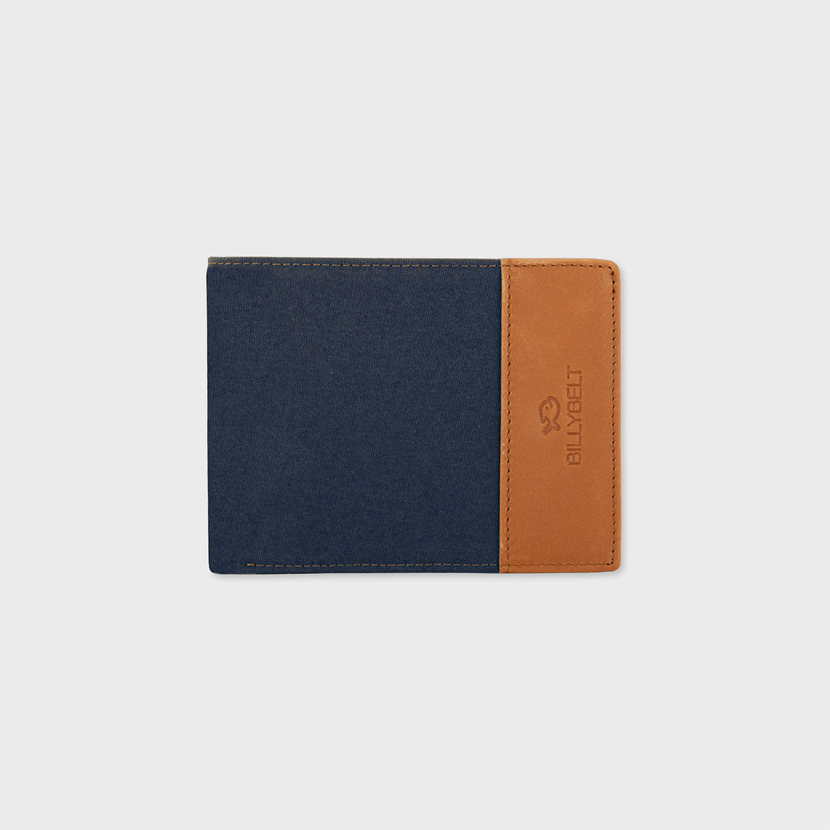 Leather wallet - Blue