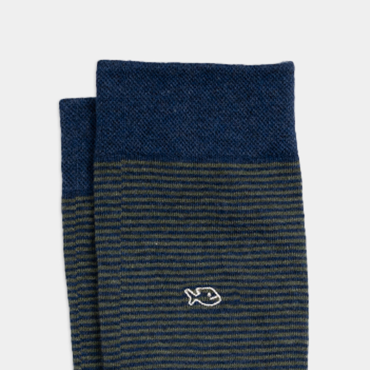 Socks in combed cotton Striped - Elegant