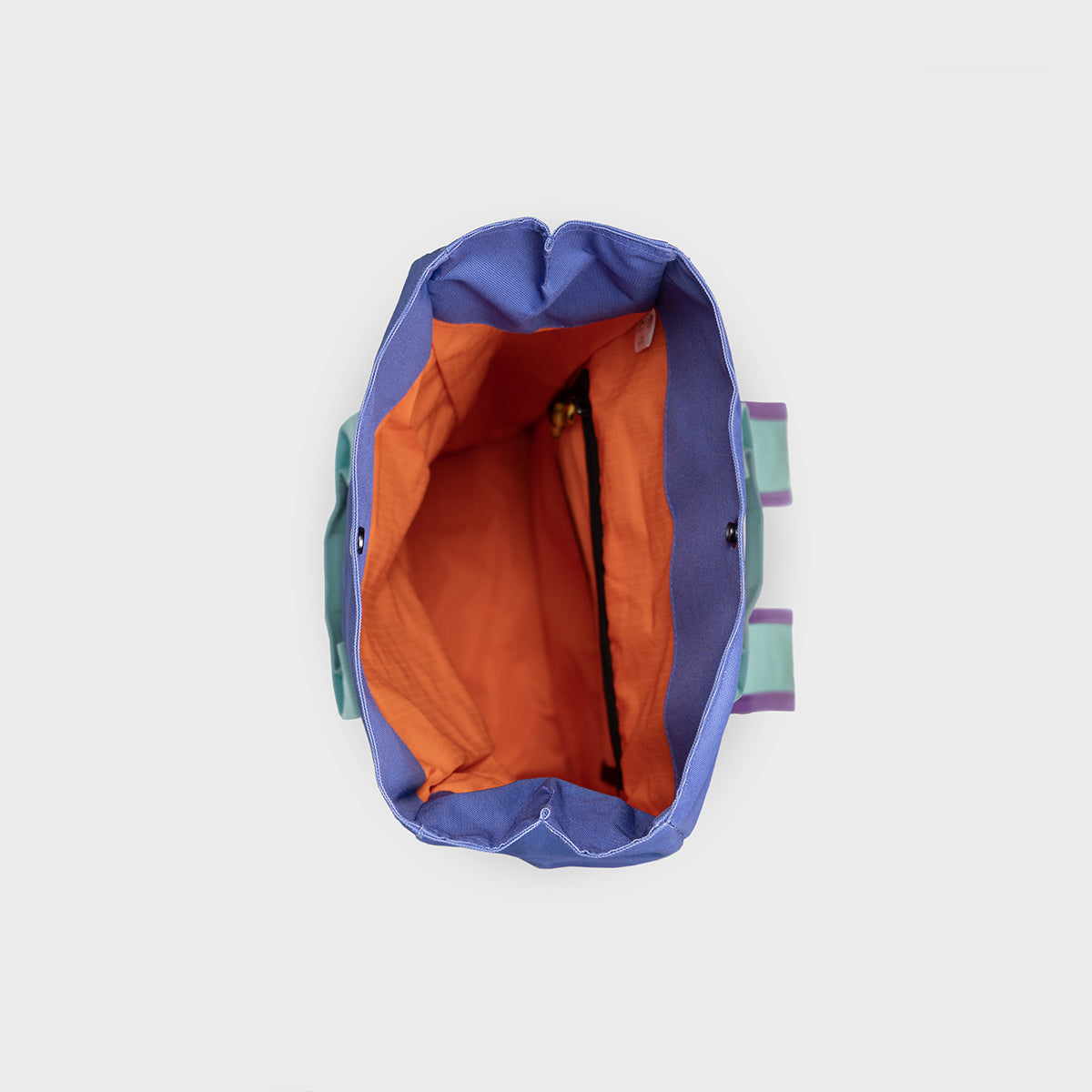 Backpack 100% recycled polyester Roll-top - Multicolored