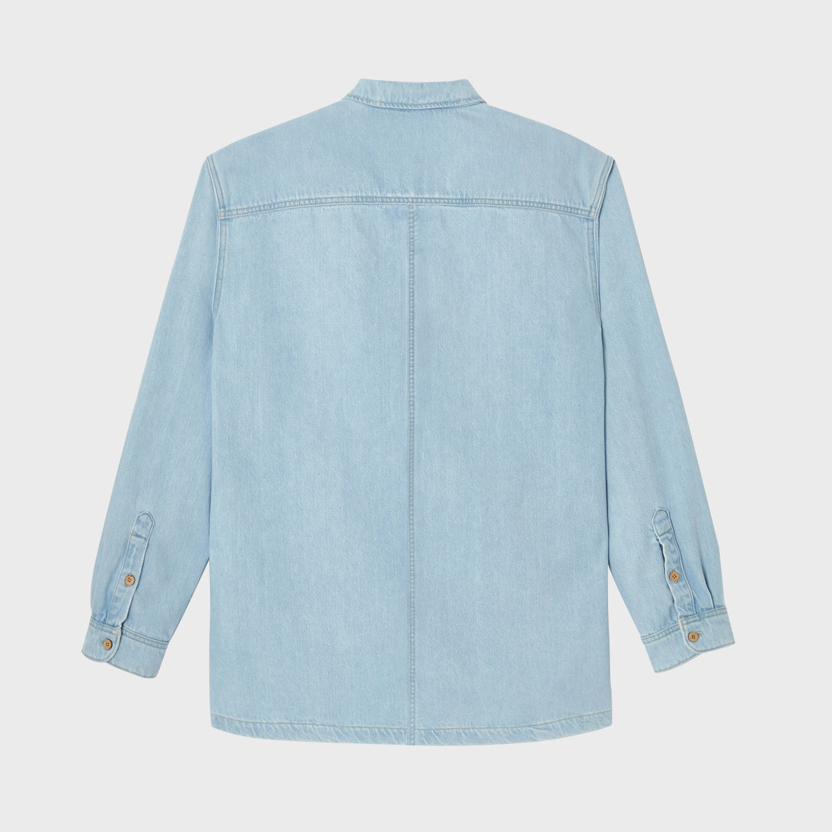 Denim overshirt - Faded jeans