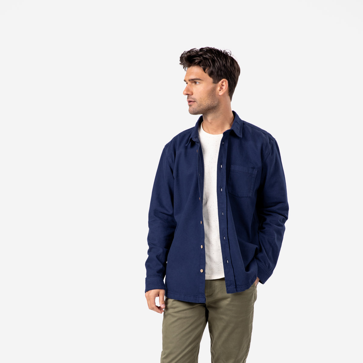 Denim overshirt - Navy