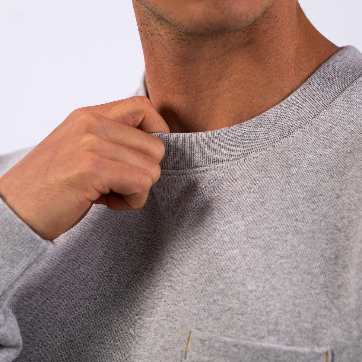 Sweatshirt gris brodé MARIISORÉ x BILLYBELT